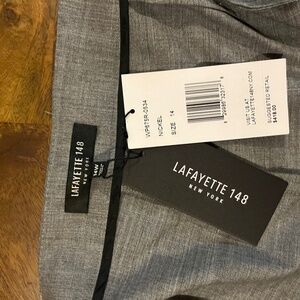 Lafayette 148 New York Tapered Crop Pants, Size 14, Unlined, New with Tags